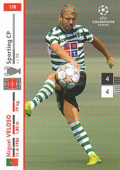 Miguel Veloso Sporting CP 2007/08 Panini Champions League #178